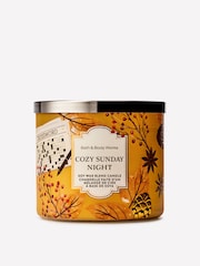 Bath & Body Works Cosy Sunday Night 3-Wick Candle 411g - Image 1 of 3