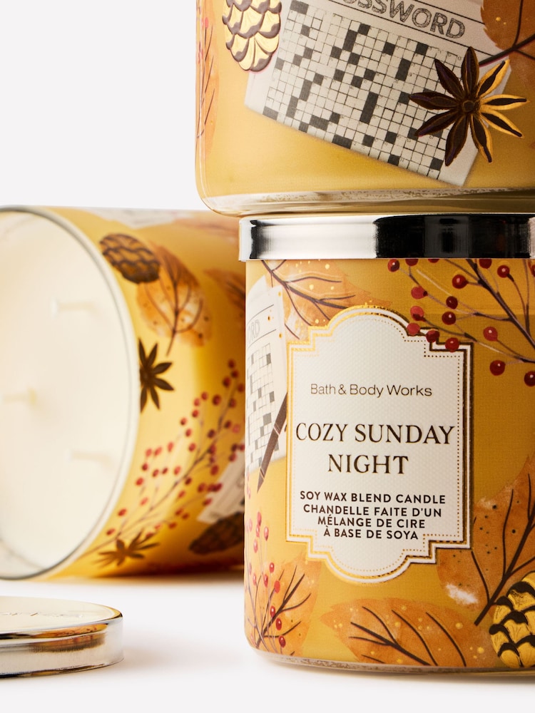 Bath & Body Works Cosy Sunday Night 3-Wick Candle 411g - Image 2 of 3 Bath & Body Works Cosy Sunday Night 3-Wick Candle 411g - Image 2 of 3