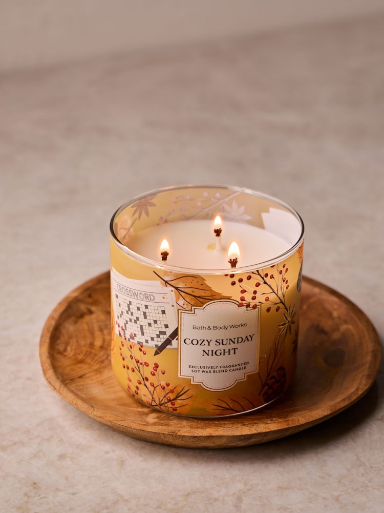 Bath & Body Works Cosy Sunday Night 3-Wick Candle 411g - Image 3 of 3 Bath & Body Works Cosy Sunday Night 3-Wick Candle 411g - Image 3 of 3