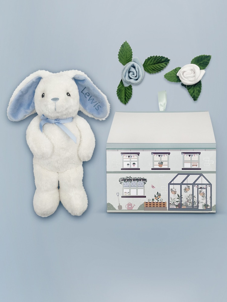 Babyblooms Personalised 100% Cotton Bunny and Buds Gift Set - Image 2 of 7