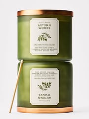 Bath & Body Works Autumn Woods 3-Wick Candle - Image 2 of 5