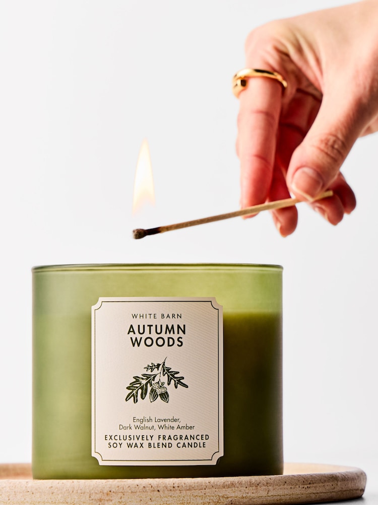 Bath & Body Works Autumn Woods 3-Wick Candle - Image 5 of 5 Bath & Body Works Autumn Woods 3-Wick Candle - Image 5 of 5