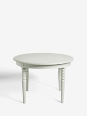 Clarke and Clarke Sage Green Ashdon 4 Seater Round Dining Table - Image 4 of 6