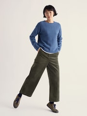 Seasalt Cornwall Green Petite Tall Asphodel Cord Trousers - Image 1 of 5