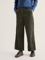 Seasalt Cornwall Green Petite Tall Asphodel Cord Trousers - Image 2 of 5