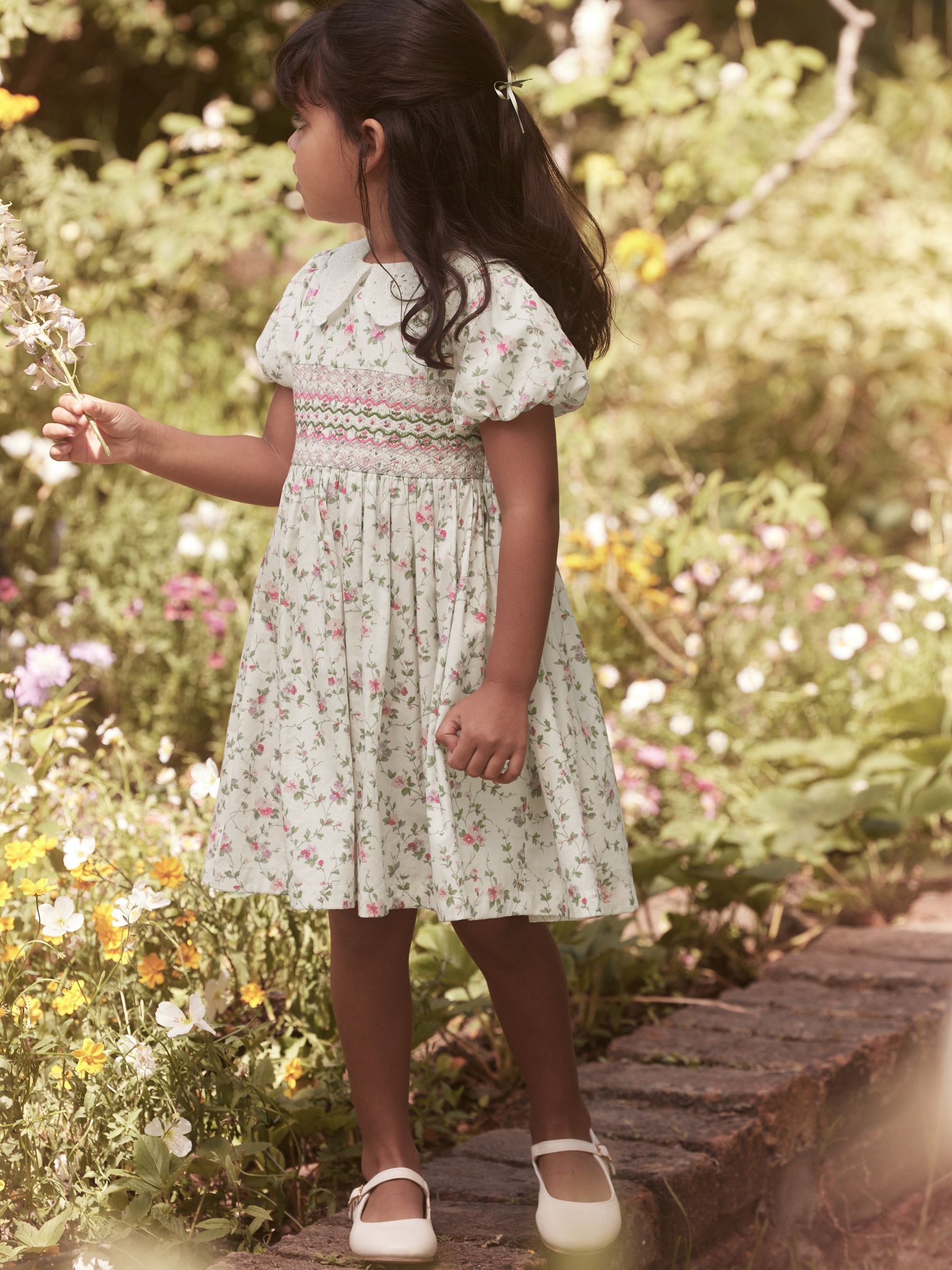 Laura Smocked Midi Dress | Nuuly