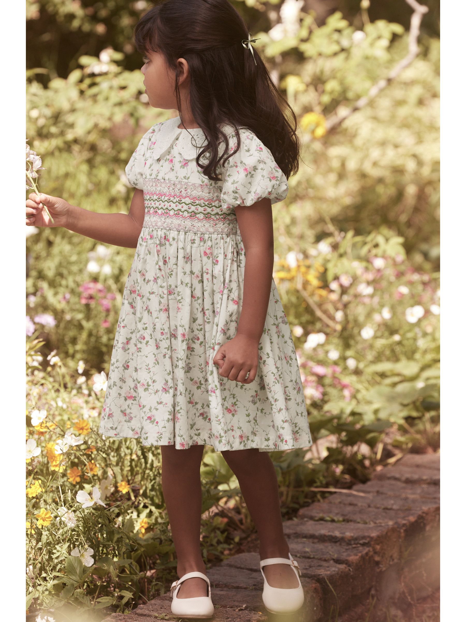 Buy Laura Ashley White Lace Collar Smock Dress from Next