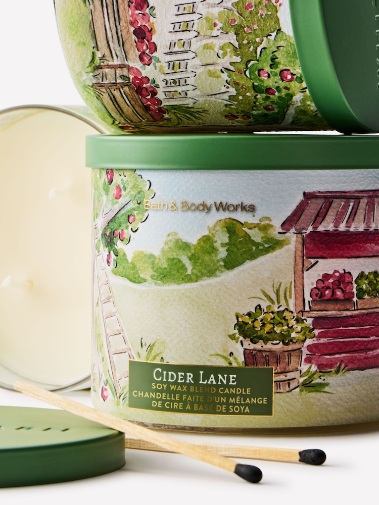 Bath & Body Works Cider Lane 3-Wick Candle 411g - Image 2 of 4 Bath & Body Works Cider Lane 3-Wick Candle 411g - Image 2 of 4