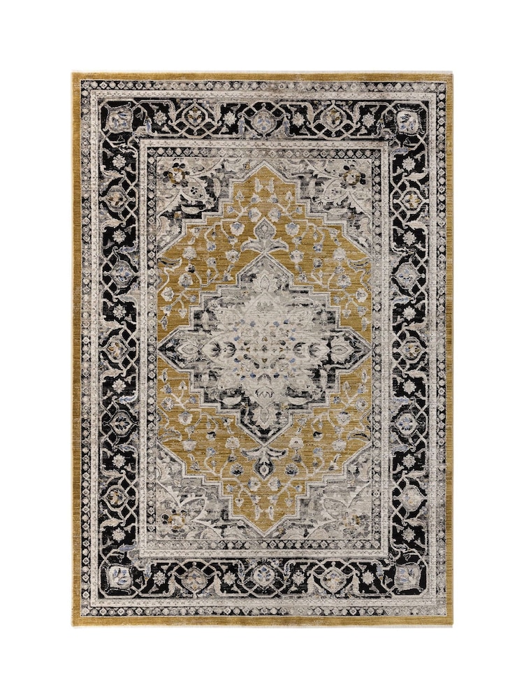 Asiatic Rugs Gold Sovereign Vintage Floral Rug - Image 8 of 8