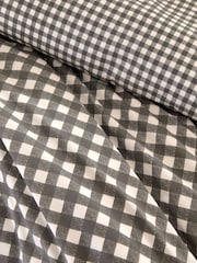 Juego de funda de edredón y funda de almohada a cuadros vichy con volantes de Vantona - Imagen 5 de 5