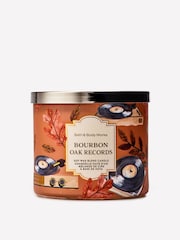 Bath & Body Works Bourbon Oak & Records 3-Wick Candle 411g - Image 1 of 4