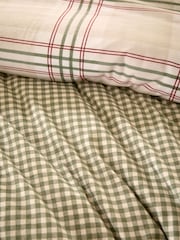 Vantona Green Festive Check Duvet Cover and Pillowcase Set - Image 5 of 5