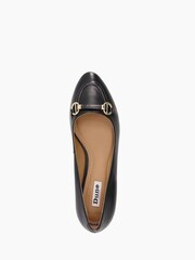 Dune London Black Hippy T Snaffle Ballerinas - Image 4 of 5