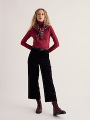 Seasalt Cornwall Red Landing Roll Neck Top - Image 1 of 5