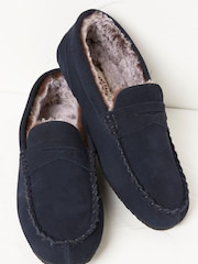 FatFace Blue Finn Suede Moccasins - Image 2 of 4