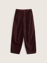 Seasalt Cornwall Brown Avens Cord Barrel Leg Trousers - Image 4 of 5