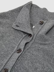 Boz - Reiss Martha Wool-Cashmere Half-Button Jumper - 7şəkildən 7 şəkil