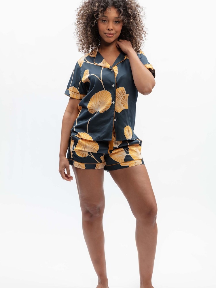 Fable and Eve Leaf Print Shorts Set - Bild 2 von 4