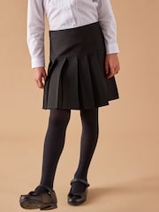 Black Regular Waist Pleated School Skirts 2 Pack (3-16yrs) - Image 6 of 9
