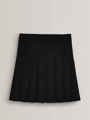 Black Regular Waist Pleated School Skirts 2 Pack (3-16yrs) - Image 8 of 9