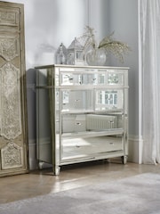 Mirror Fleur 5 Drawer Chest of Drawers - Image 2 of 6