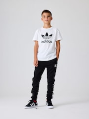 adidas orignal White Kids Trefoil 100% Cotton T-Shirt - Image 2 of 4