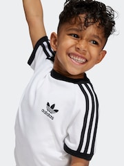 Weiß - adidas Originals Adicolor Trefoil Little Kids T-Shirt - Bild 3 von 4