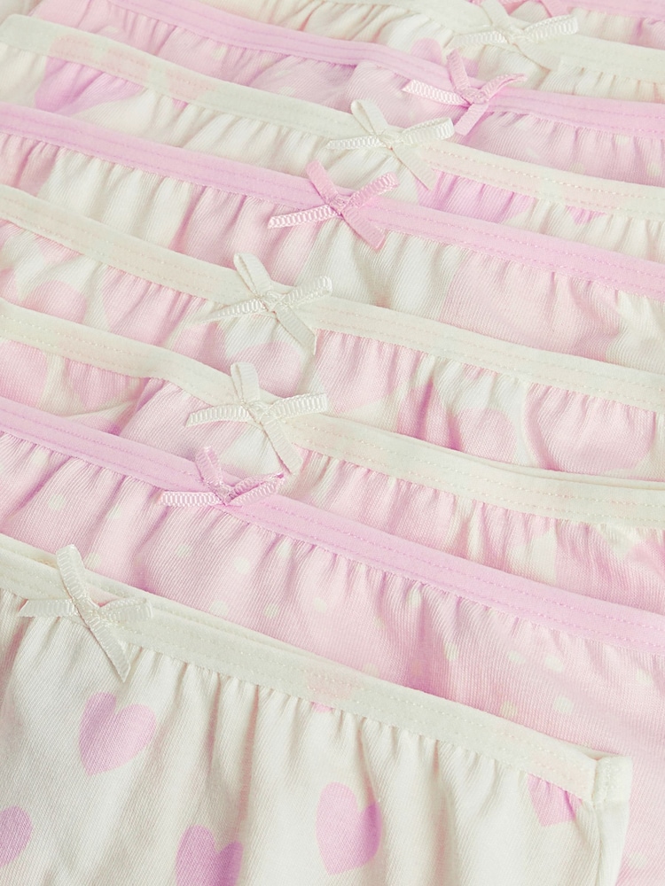 Pink & Weiß - Slips 10er-Pack (1,5–16 Jahre) - Bild 8 von 8