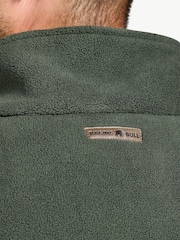 Raging Bull Green Quarter Neck Classic Fleece - Image 4 of 5