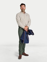 Raging Bull Yellow L/S Country Check Brushed Cotton Twill Shirt - Image 1 of 4