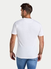 Raging Bull Embroidered Mountains T-Shirt - Imaginea 3 din 4