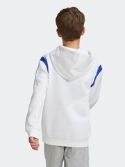adidas White Kids Colorblock Hoodie - Image 2 of 6