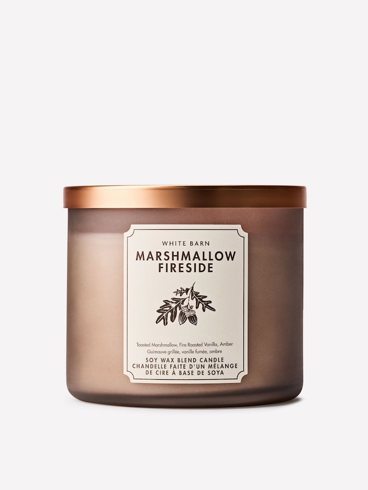 Bath & Body Works Marshmallow Fireside 3-Wick Candle - Image 1 of 5 Bath & Body Works Marshmallow Fireside 3-Wick Candle - Image 1 of 5