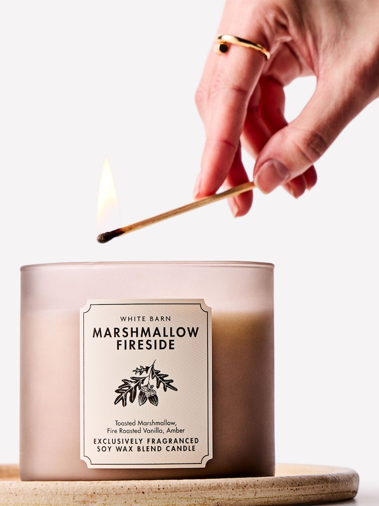Bath & Body Works Marshmallow Fireside 3-Wick Candle - Image 5 of 5 Bath & Body Works Marshmallow Fireside 3-Wick Candle - Image 5 of 5