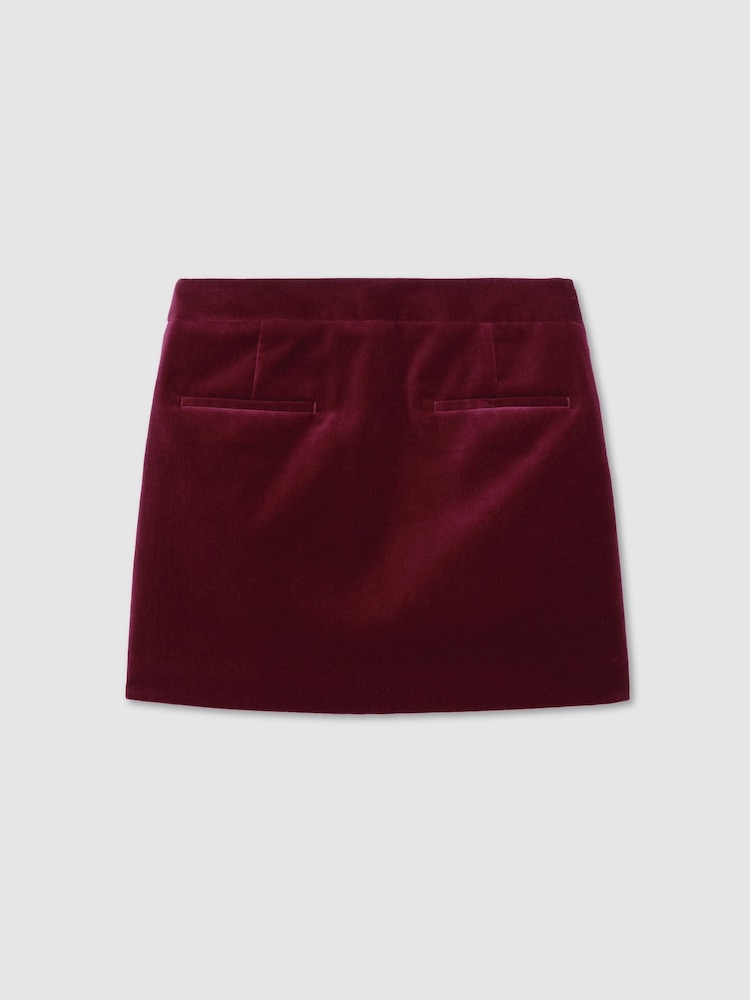 Reiss Dark Red Wren Skirt - Image 2 of 8