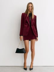 Reiss Dark Red Wren Skirt - Image 3 of 8