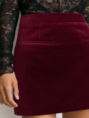 Reiss Dark Red Wren Skirt - Image 4 of 8