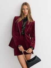 Reiss Dark Red Wren Skirt - Image 5 of 8