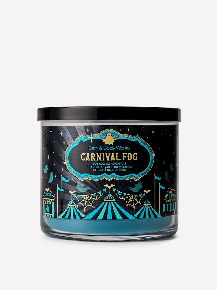 Bath & Body Works Carnival Fog 3-Wick Candle 411g - Image 1 of 4 Bath & Body Works Carnival Fog 3-Wick Candle 411g - Image 1 of 4
