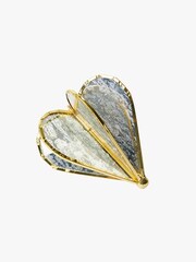 French Connection Silver Helix Heart Ornament - Image 2 of 2