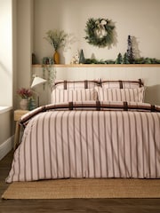 Vantona Natural Supersoft Brushed Cotton Plaid Duvet Cover Set - Image 2 of 5