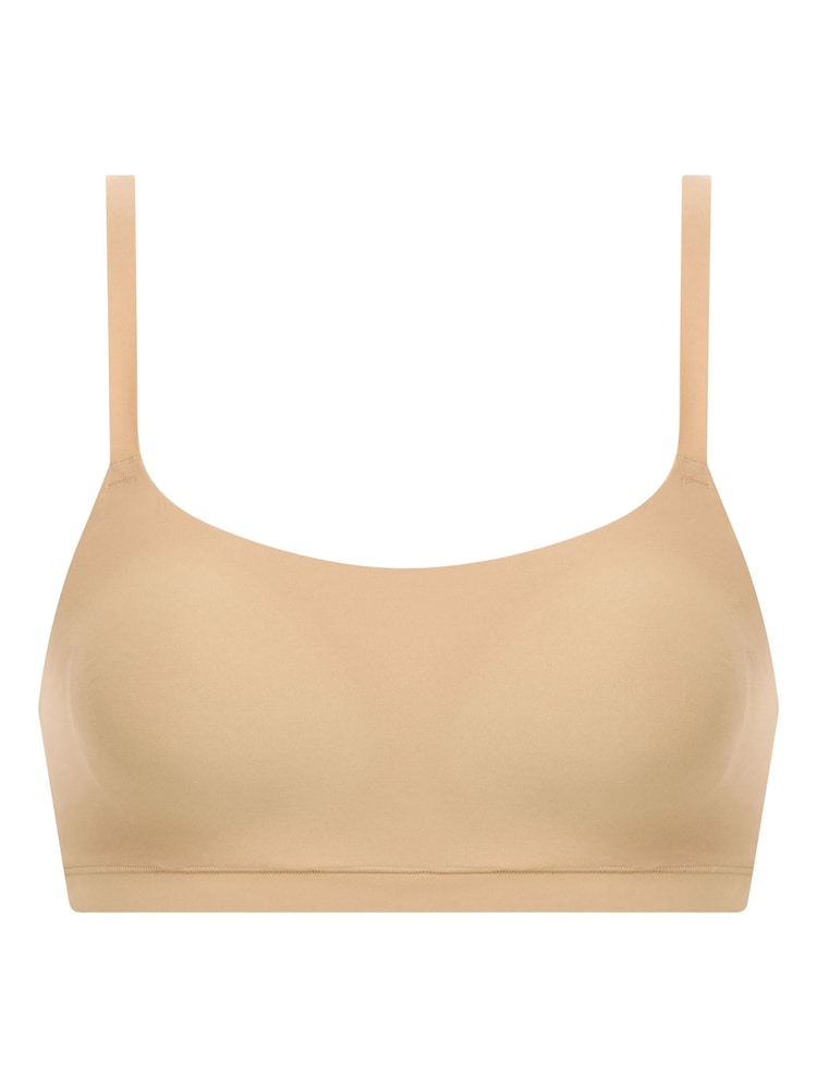Nude - Chantelle nahtloser, gepolsterter Bralette-BH aus weichem, elastischem Material - Bild 4 von 4 Nude - Chantelle nahtloser, gepolsterter Bralette-BH aus weichem, elastischem Material - Bild 4 von 4