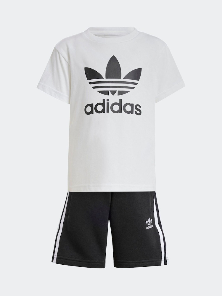 طقم من شورت وتيشرت Adicolor من Adidas Originals - صورة 5 من 5