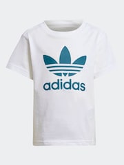 adidas Originals Green Adicolor Shorts T-Shirt Set - Image 7 of 8