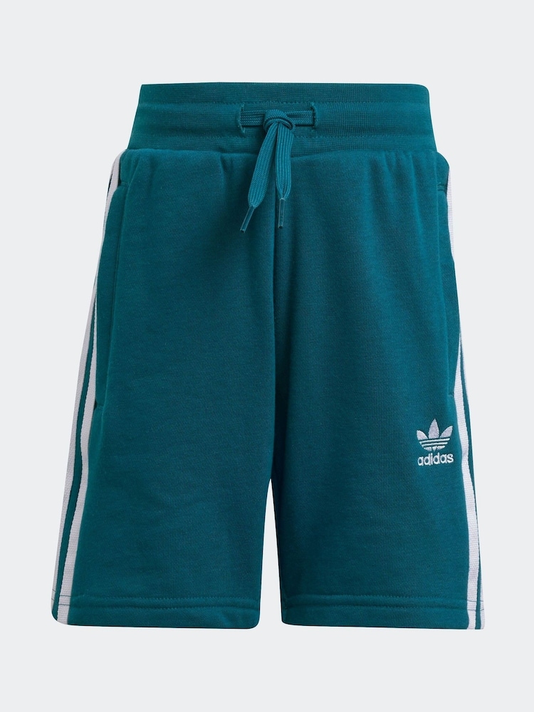 adidas Originals Green Adicolor Shorts T-Shirt Set - Image 8 of 8