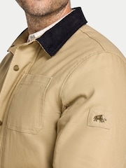 Raging Bull Natural Wadded Canvas Jacket - Image 4 of 5