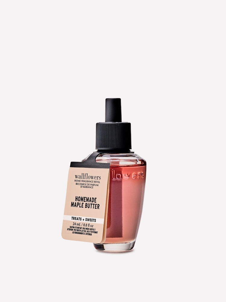 Bath & Body Works Homemade Maple Butter Wallflowers Fragrance Refill 24 ml - Image 1 of 3 Bath & Body Works Homemade Maple Butter Wallflowers Fragrance Refill 24 ml - Image 1 of 3