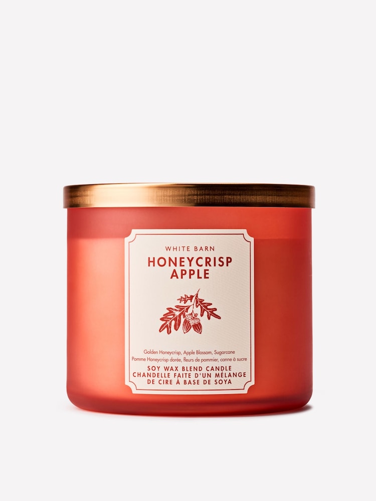 Bath & Body Works Honeycrisp Apple 3-Wick Candle - Image 1 of 5 Bath & Body Works Honeycrisp Apple 3-Wick Candle - Image 1 of 5