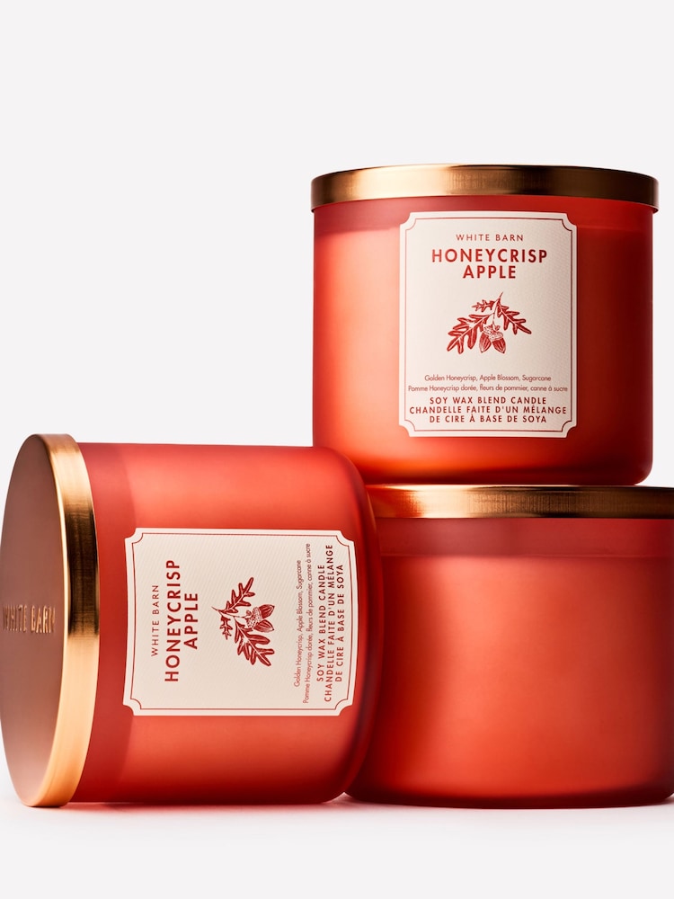 Bath & Body Works Honeycrisp Apple 3-Wick Candle - Image 2 of 5 Bath & Body Works Honeycrisp Apple 3-Wick Candle - Image 2 of 5