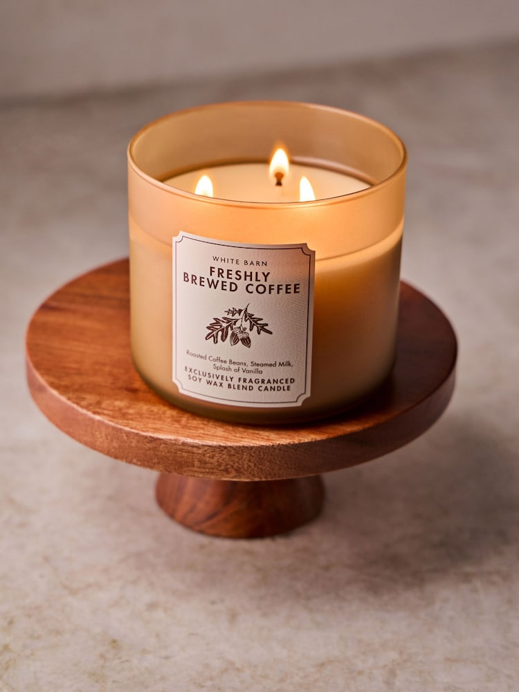 Bath & Body Works Freshly Brewed Coffee 3-Wick Candle - Image 4 of 4 Bath & Body Works Freshly Brewed Coffee 3-Wick Candle - Image 4 of 4